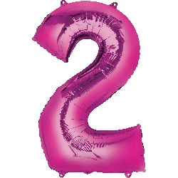 pink-foil-balloon--number-2